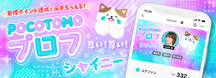 POCOTOMO プロフ シャイニー for CD rank